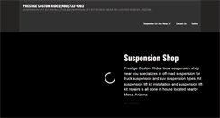 Desktop Screenshot of prestigecustomrides.com