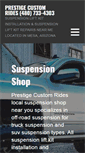 Mobile Screenshot of prestigecustomrides.com