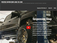 Tablet Screenshot of prestigecustomrides.com